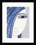 Woman with Blue Hair by Anonymous