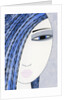 Woman with Blue Hair by Anonymous