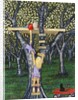 Two Children and a Tree House by Anonymous