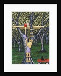Two Children and a Tree House by Anonymous