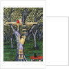 Two Children and a Tree House by Anonymous