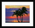 Colorful sunset over Sombrero Beach in the Florida Keys by Anonymous