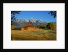 Barn and field by Anonymous