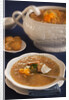 Vegetable soup in tureen by Anonymous