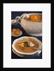 Vegetable soup in tureen by Anonymous