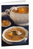 Vegetable soup in tureen by Anonymous