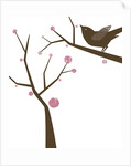 Bird in tree by Anonymous