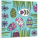 Easter eggs and grass by Anonymous