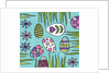 Easter eggs and grass by Anonymous