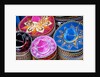 Stacks of souvenir sombreros by Anonymous