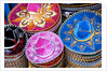 Stacks of souvenir sombreros by Anonymous