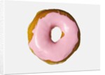 Donut with pink icing by Anonymous
