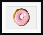 Donut with pink icing by Anonymous