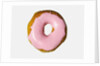 Donut with pink icing by Anonymous