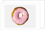 Donut with pink icing by Anonymous