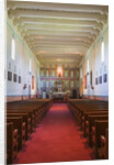 Church interior at Mission Santa Ines by Anonymous