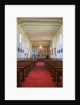 Church interior at Mission Santa Ines by Anonymous
