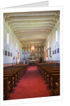 Church interior at Mission Santa Ines by Anonymous