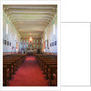 Church interior at Mission Santa Ines by Anonymous