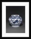 Blue and white Yuan dynasty Guan by Anonymous