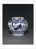 Blue and white Yuan dynasty Guan by Anonymous