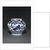Blue and white Yuan dynasty Guan by Anonymous