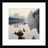 Cormorant fishermen in Li River by Anonymous