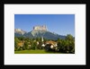 Mount Aiguille above the village of Chichilianne by Anonymous
