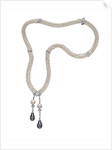 Art Deco pearl and diamond sautoir by Anonymous