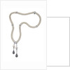 Art Deco pearl and diamond sautoir by Anonymous