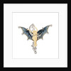 Art Nouveau diamond, ivory and plique-a-jour enamel Belle du Nuit brooch by Anonymous
