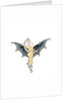 Art Nouveau diamond, ivory and plique-a-jour enamel Belle du Nuit brooch by Anonymous