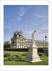 Statue of Nymphe and Louvre Museum, Paris by Anonymous