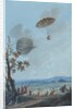 Andre-Jacques Garnerin descending in parachute by Anonymous