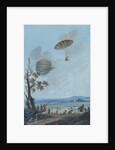 Andre-Jacques Garnerin descending in parachute by Anonymous