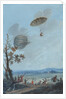 Andre-Jacques Garnerin descending in parachute by Anonymous