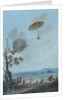 Andre-Jacques Garnerin descending in parachute by Anonymous