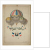 Balloons carrying two men by Anonymous