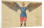Man with wings attached to tunic by Anonymous