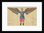Man with wings attached to tunic by Anonymous