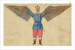 Man with wings attached to tunic by Anonymous