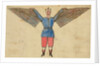 Man with wings attached to tunic by Anonymous