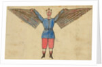 Man with wings attached to tunic by Anonymous