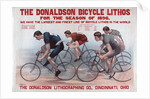 The Donaldson bicycle lithos for the season of 1896 by Anonymous