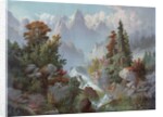 Cascade in the Rocky Mountains by Anonymous