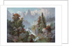 Cascade in the Rocky Mountains by Anonymous