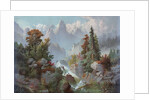 Cascade in the Rocky Mountains by Anonymous