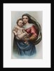 Lithograph of Raphael's Sistine Madonna by Anonymous