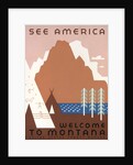 See America Welcome to Montana poster by Jerome Henry Rothstein