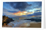 Sunset over Secret Beach at Makena on Maui by Anonymous